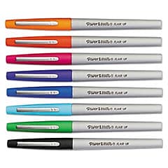 Paper Mate Flair Felt Tip Marker Pen, Ultra Fine Point, Assorted Ink, 8/Pack (PAP1927694)