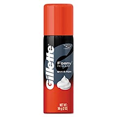 Gillette Foamy Shave Cream, 2 oz., 48/Carton (14501)