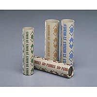 PM Company Pre-formed Tubular Cartridge Paper Coin Wrappers for 50 Dimes, Green, 1,000/Ct