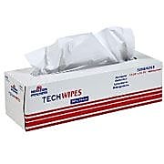 AbilityOne Microfiber Cleaning Wipers, 16.5" x 15.25", White, 90 Wipers/Box (14487052)