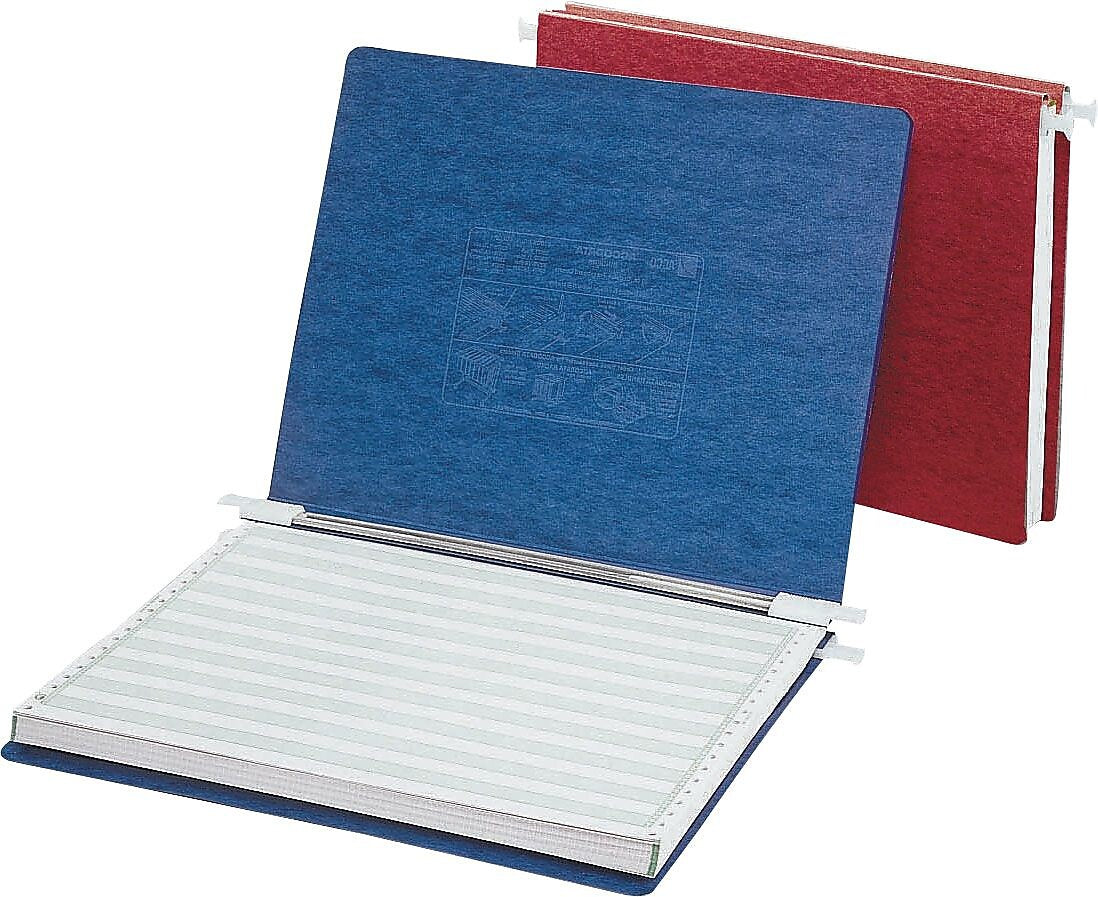 ACCO Presstex 6" Ringless Non-View Binders, Light Blue (54042)