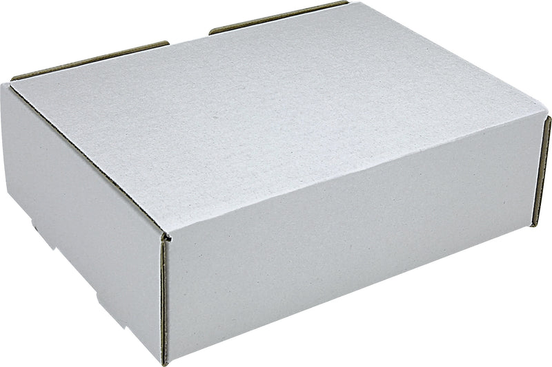 Partners Brand Corrugated Mailers, 9" x 6 1/2" x 2 3/4", White, 50/Bundle