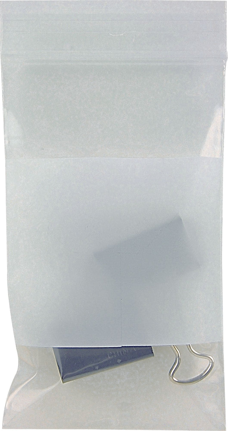 3" x 5" Reclosable Poly Bags, 2 Mil, Clear, 1000/Carton (PB3945)