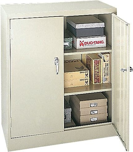 Alera Fixed Shelf Storage Cabinet, Putty, 2-Shelf (80406)