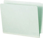Smead File Folder, Straight Cut, Legal Size, Gray/Green, 25/BX (29210)