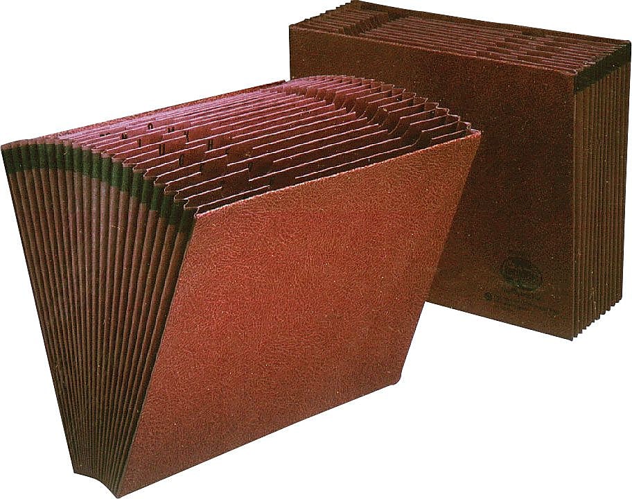 Pendaflex Earthwise Recycled Expanding Files, 1-31 Index, Letter, Size, Redrope, Each (ER17D)
