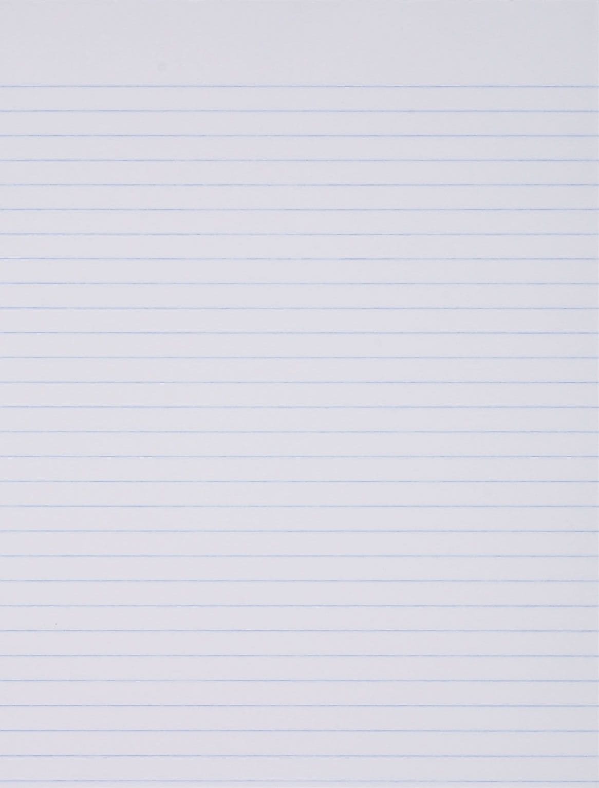 Ampad Glue Top Ruled Pads, Wide Rule, Letter Size, White, 50-Sheet Pads/Pack, Dozen (21-112)