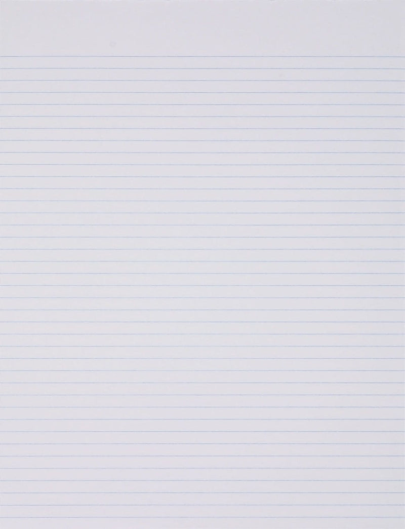 Ampad Evidence, 8-1/2" x 11", White, Glue-Top Writing Pad, Narrow Ruled, Dozen (21-118)