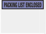 Packing List Envelopes, 4-1/2" x 5-1/2", Blue Panel Face "Packing List Enclosed", 1000/Case