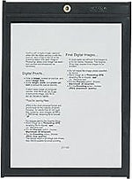 Shop Ticket Holder, Clear Front/Black Pressbrd Back, for 11" x 14" Insert, 25/Box (45114)