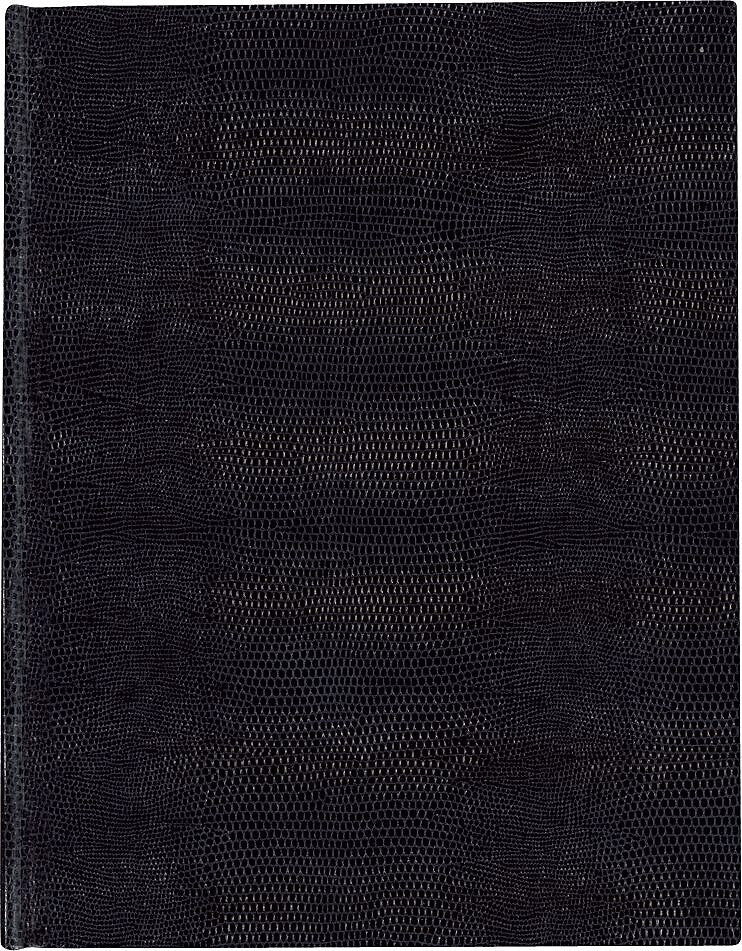 Blueline Executive Hardcover Journal, 8.5" x 10.75", College Ruled, Black, 150 Pages (A10.81)