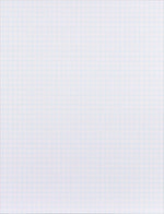 Staples® Quadrille Graph Pads, 50 Sheets, 4 Squares Per Inch, White, 8 1/2"H x 11"W, 36/Ct