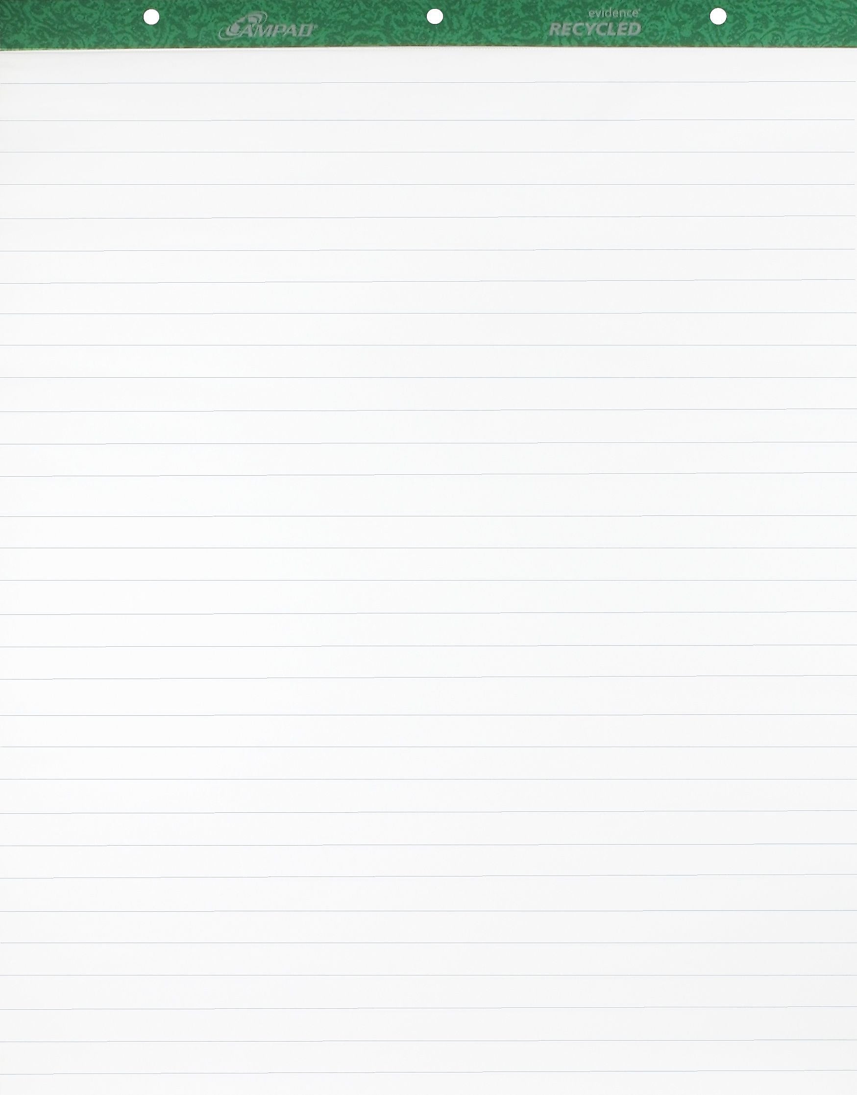 Evidence Easel Pad, 27" x 34", Primary Lined, 50 Sheets/Pad, 2 Pads/Carton (24-034R)