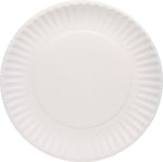 AJM Budgetware Paper Plates, 6" Diameter, White, 10 Bags of 100 per Carton (AJMPP6GREWH)