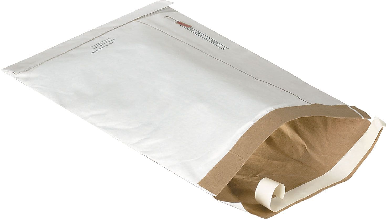 7.25" x 11" Self-Sealing Padded Mailer, #1, White, 100/Carton (B804WSS)