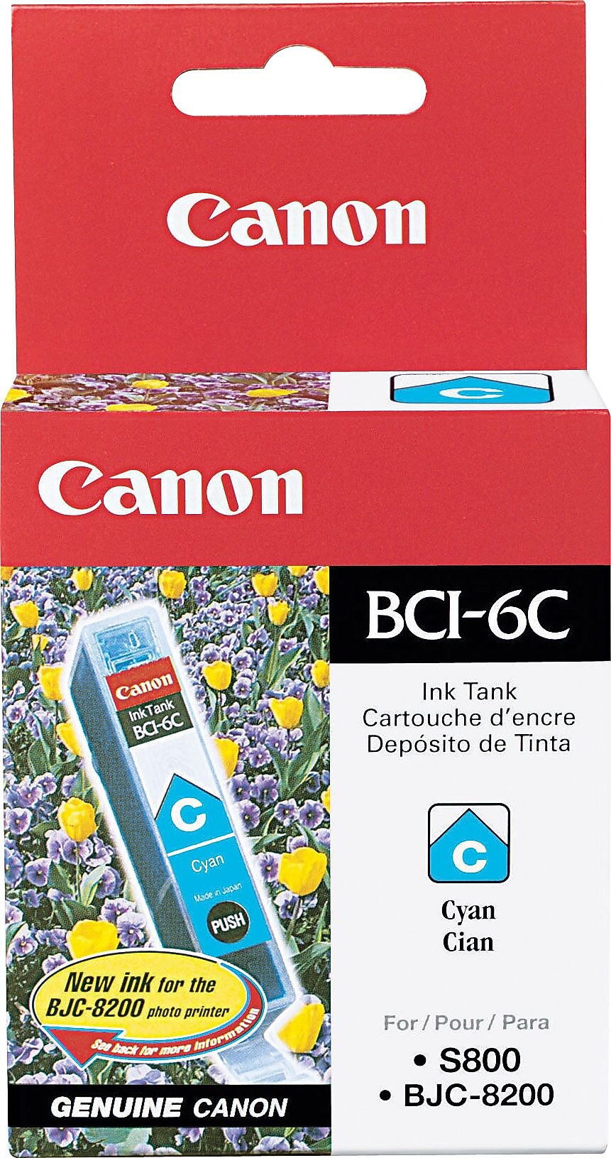 Canon 6 Cyan Standard Yield Ink Cartridge (4706A003)