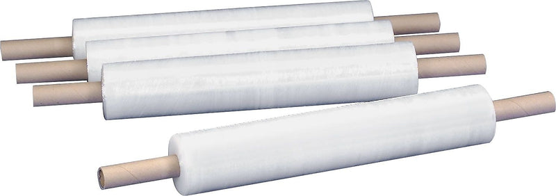 20" x 1000' 80 Gauge Cast Stretch Wrap, Clear, 4/Carton (SF208)