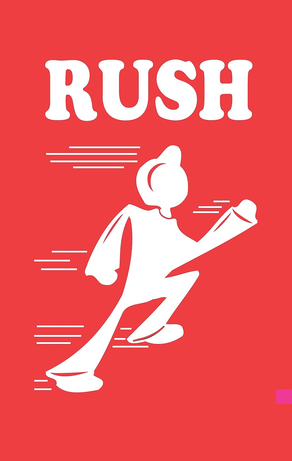 Decker Tape "Rush" Label, 4" x 6", 500/Roll (DL1440D)