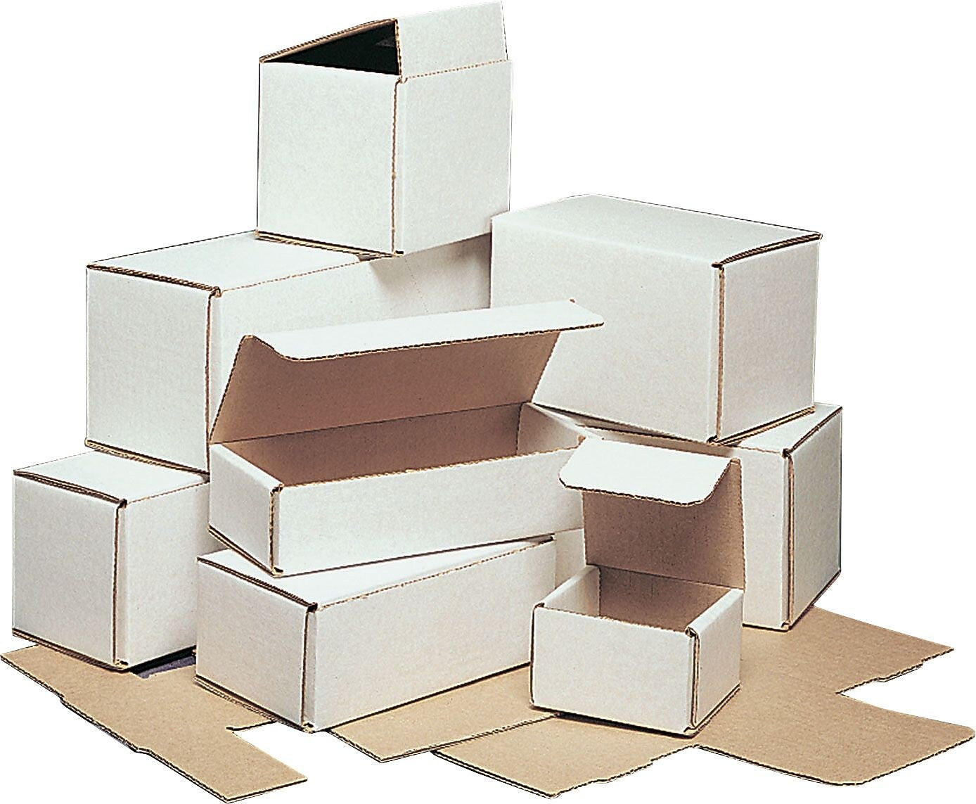 Corrugated Mailers , 6" x 3 5/8" x 2", White, 50/Bundle (MLRBC)
