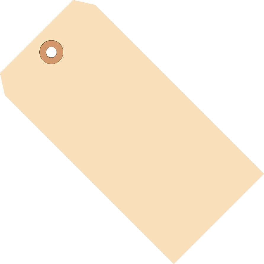 Economy Shipping Tags, #5, 4 3/4" x 2 3/8", Manila, 1000/Case (G30051)