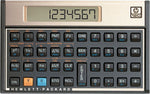 HP 10-Digit Battery Powered Financial Calculator, Black/Silver, Each (12C#ABA)
