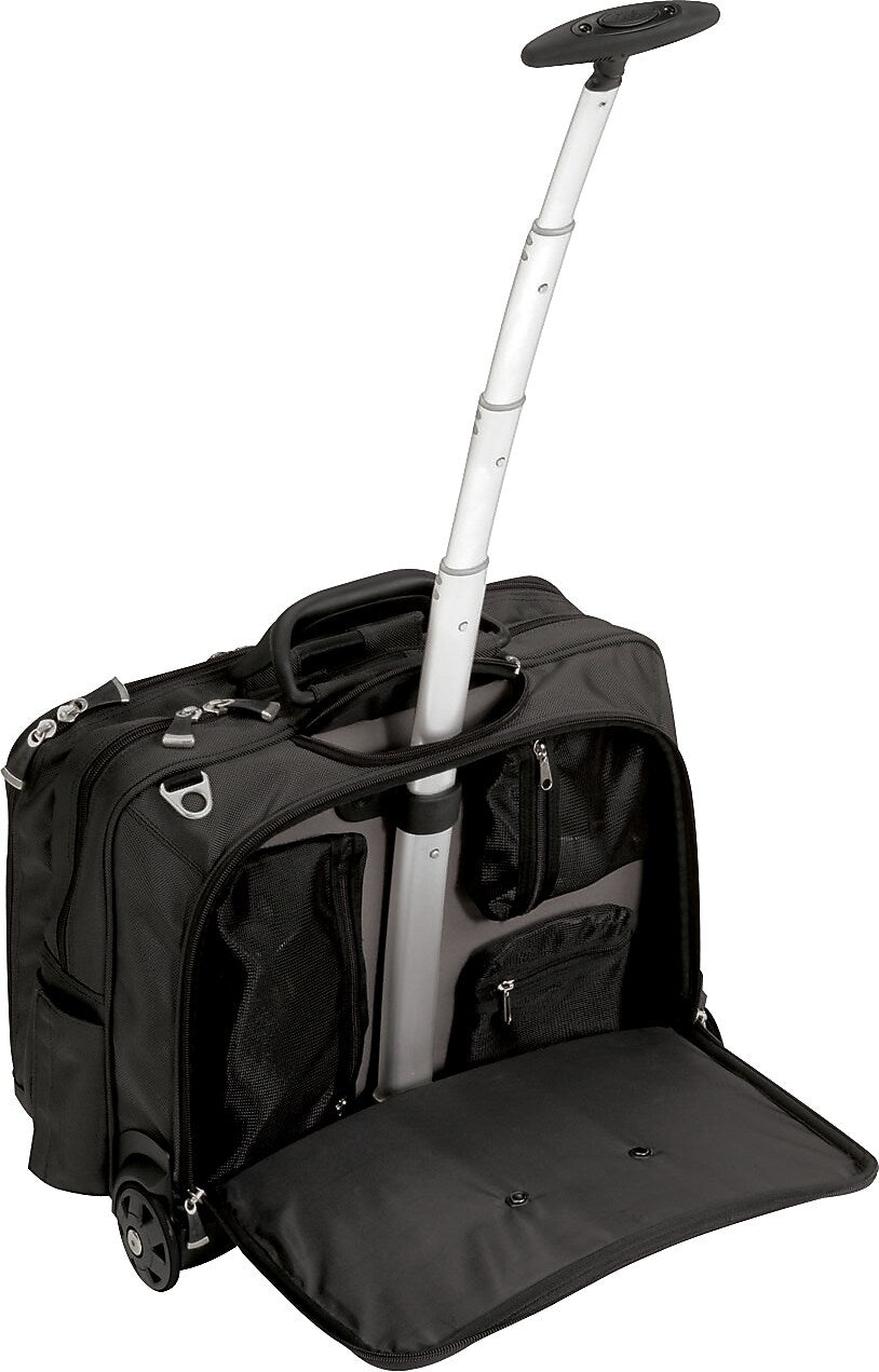 Kensington 17" Nylon Rolling Laptop Bag, Black (K62348A)
