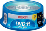 Maxell 638006 16x DVD-R, 15/Pack (635035)