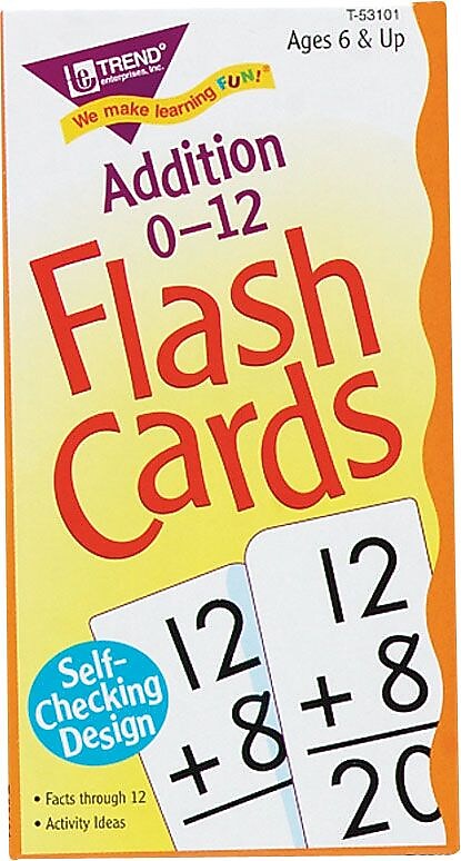 Flash Cards , Trend® Addition 0-12 Skill Drill Flash Cards