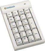 Goldtouch USB Numeric Keyboard Wired Keypad, White (GTC-0033)