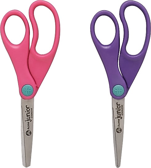 Westcott® Kid's 5" Pointed Stainless Steel Scissors, 12/Pack