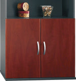 Bush Business Furniture Westfield Half-Height 2 Door Kit, Hansen Cherry, (WC24411)