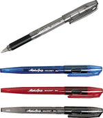 AbilityOne AlphaGrip Ballpoint Pens, Fine Point, Blue Ink, Blue Barrel