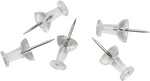 AbilityOne Push Pins, Clear, 100/Box (NSN9400935)