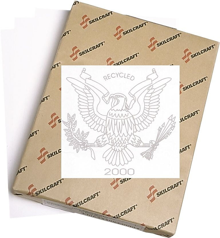 AbilityOne U.S. Federal Seal Watermark Paper, White, 8 1/2"(W) x 11"(L),Case