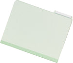 AbilityOne Pressboard File Folders, 1 1/2" Fastener Inside Back Cover, Straight Cut, LETTER-size Holds 8 1/2" x 11", 100/Bx