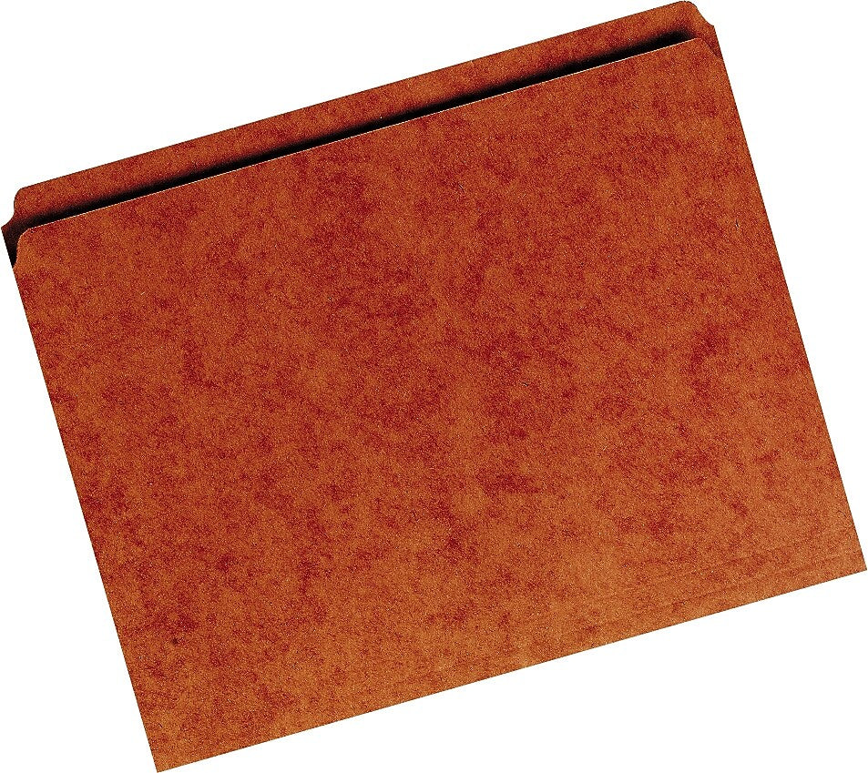 AbilityOne Kraft File Folders, Medium Duty, Straight Cut, 100/Bx