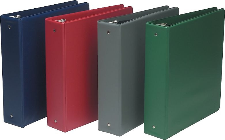 AbilityOne National Industries For The Blind® 7510014316236 3-Ring Binder, Blue, 375-Sheet Capacity, 2" (Ring Diameter)