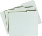AbilityOne National Industries 7530009886515 Pressboard File Card Guides, Letter, Green, 8 1/2"H x 11"W, 100/Bx