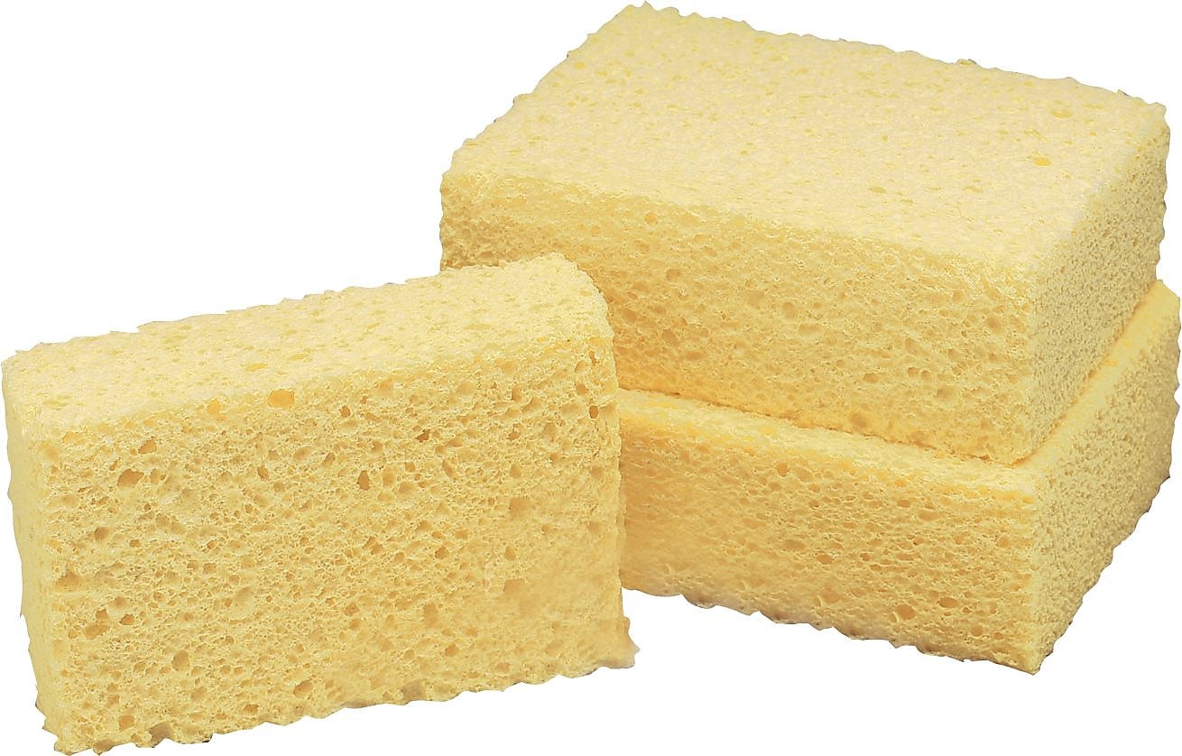 AbilityOne Sponge, Yellow, 3 5/8" x 5 3/4" x 1 3/4"
