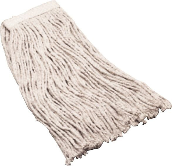 AbilityOne 60" Swivel Handle Mop Heads, 24-oz. Mop Head, Cotton (7920001415547)