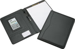 AbilityOne Midwest Enterprises Padfolio with Calculator, Black