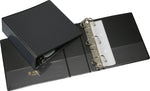AbilityOne 3" View Binders, D-Ring, Black (NSN4126338)