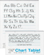 Pacon Manuscript Cover Chart Tablet, 32" x 24", White, 25 Sheets (74710)