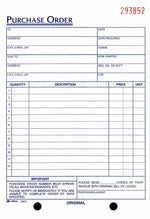 Adams 3-Part Carbonless Work Orders, 5 9/16" x 8 7/16", 50 Sets/Book (TC5831)
