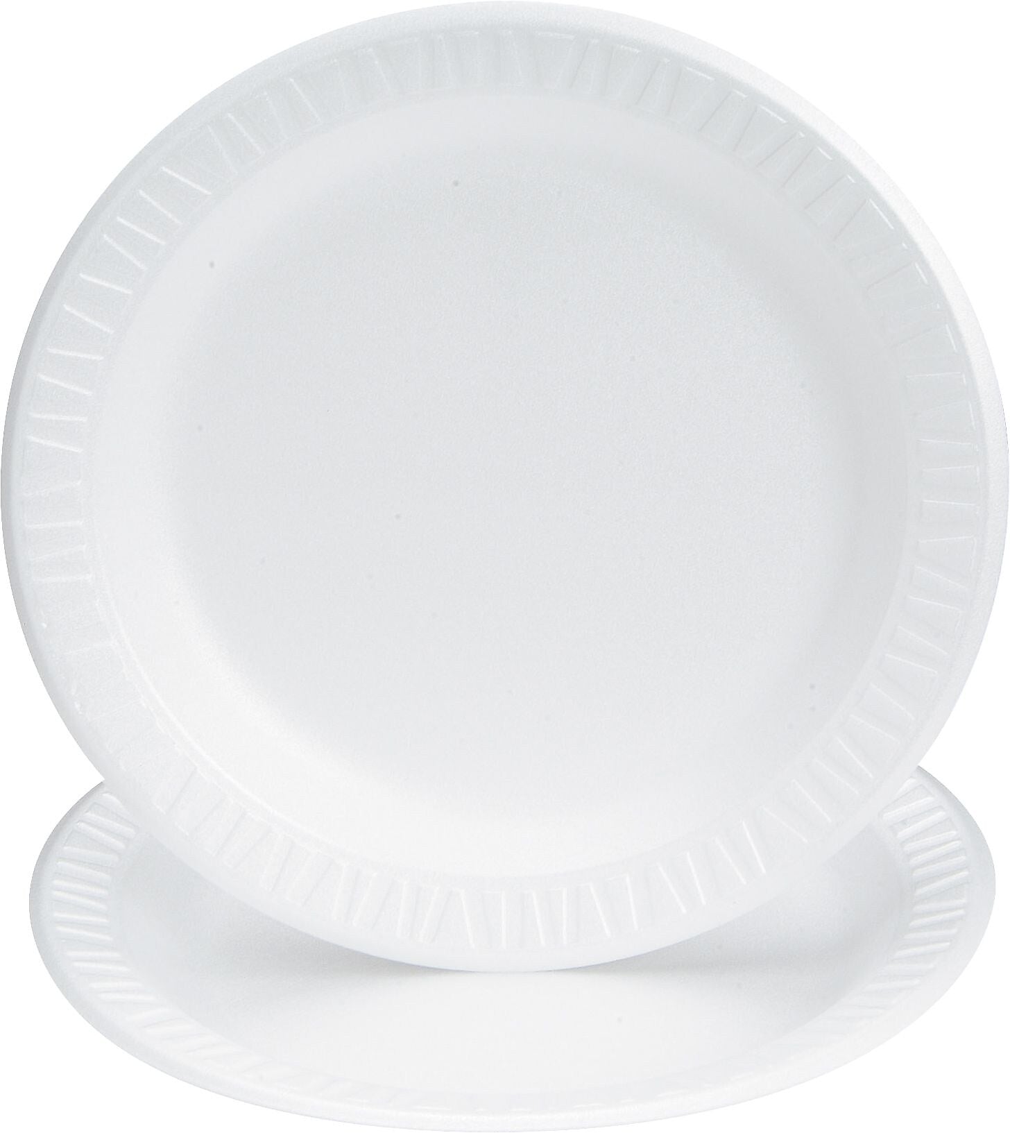 Dart Concorde Foam Plates, 9" Dia, White, 500/Carton (9PWCR)