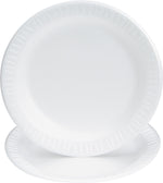 Dart Concorde Foam Plates, 9" Dia, White, 500/Carton (9PWCR)