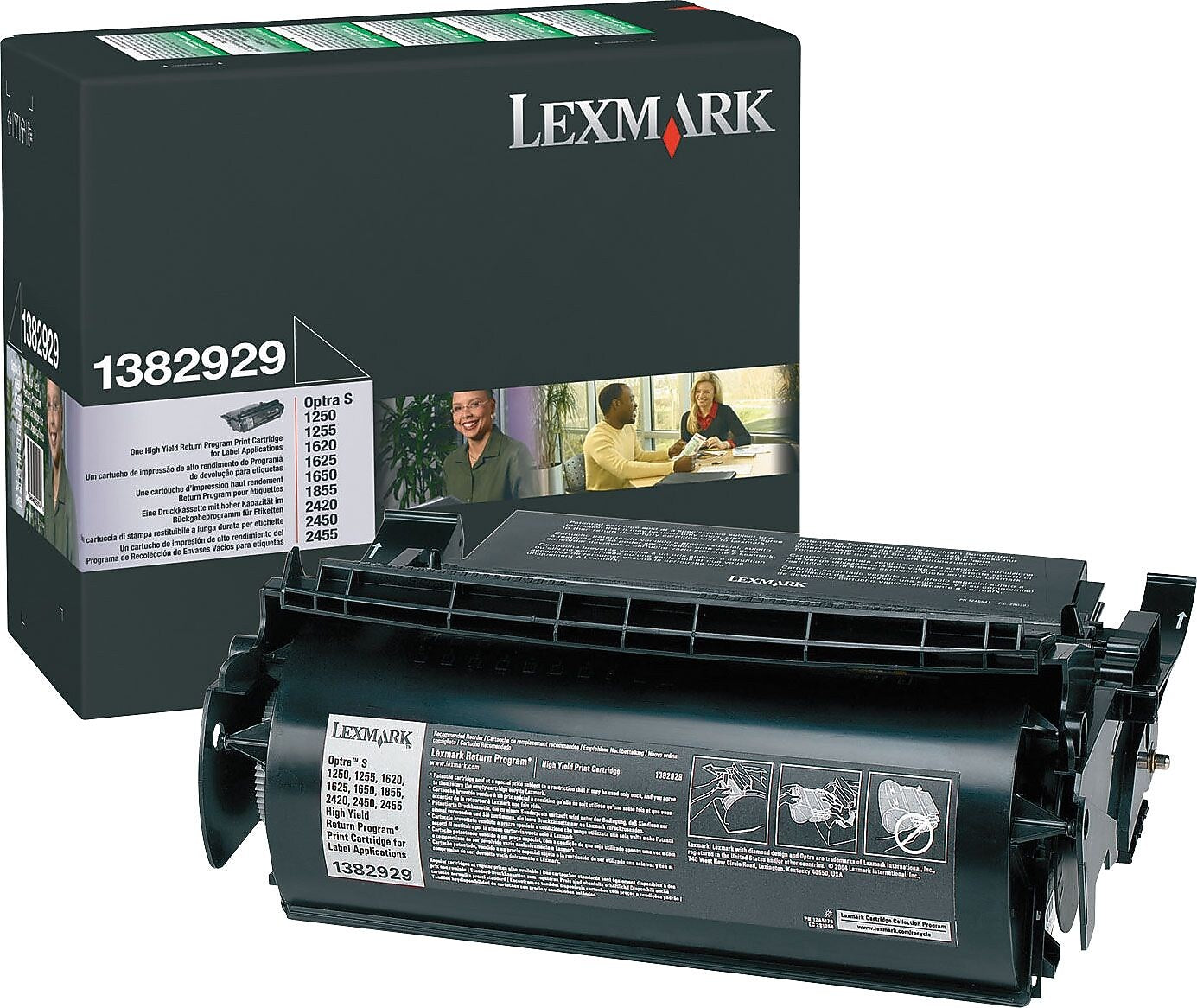 Lexmark 1382929 Black High Yield Toner Cartridge