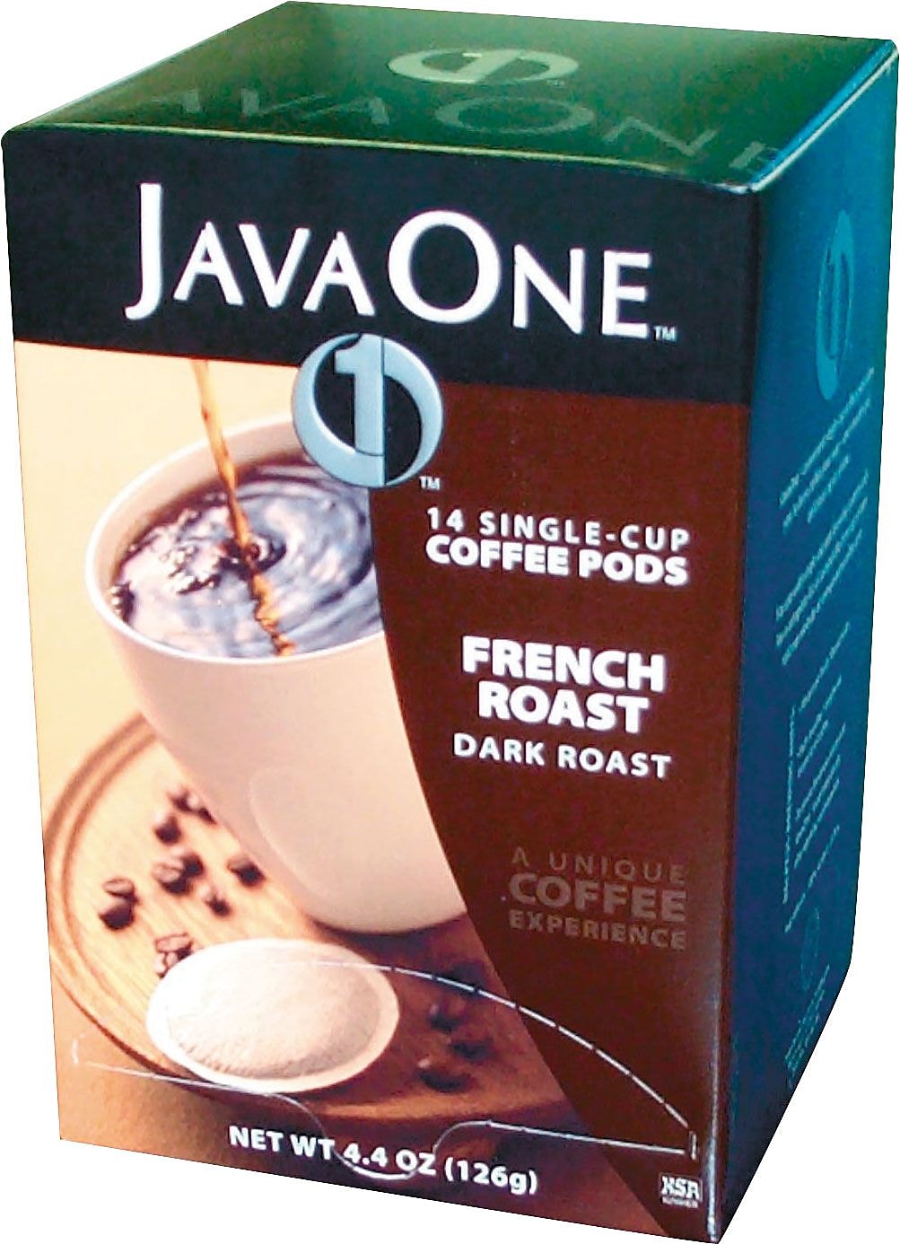 Java One French Roast Coffee Packet, Regular, 0.3 oz., 14 Pods