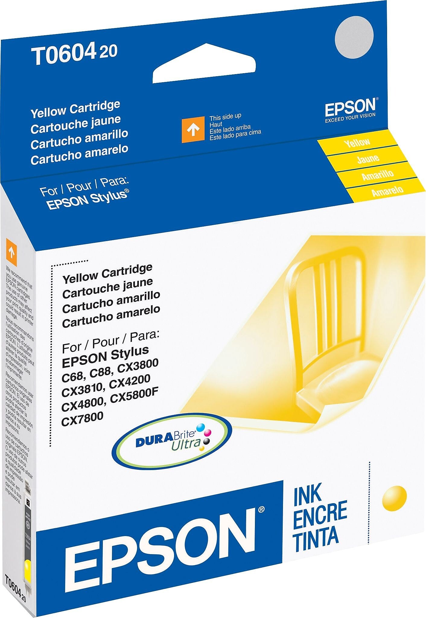 Epson T60 Yellow Standard Yield Ink Cartridge