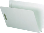 Smead File Folder, Straight Cut, Legal Size, Gray/Green, 25/BX (29210)